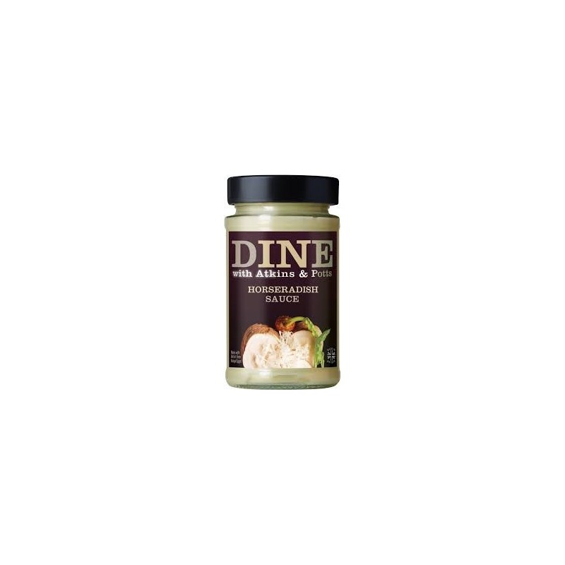 Atkins and Potts Sauce Horseradish 185g