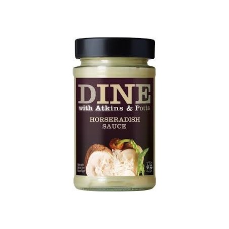 Atkins and Potts Sauce Horseradish 185g