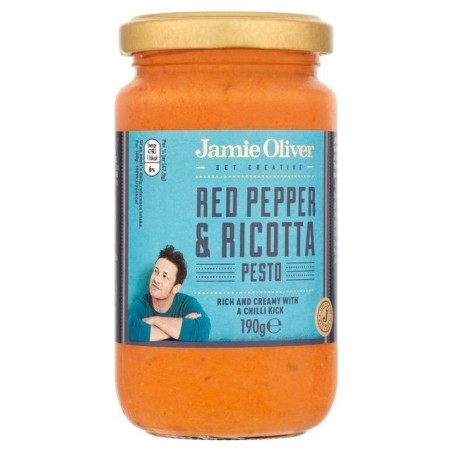 JAMIE OLIVER Pesto Red Pepper & Ricota 190g
