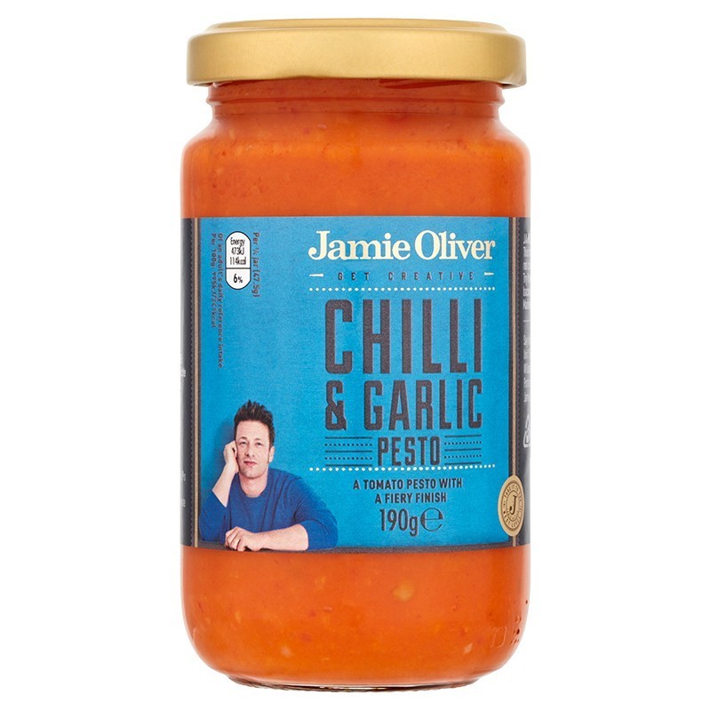 JAMIE OLIVER Pesto Chilli & Garlic 190g