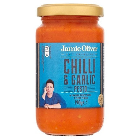 JAMIE OLIVER Pesto Chilli & Garlic 190g