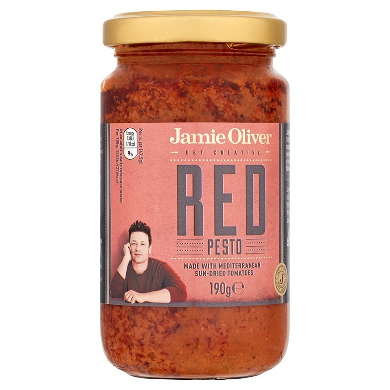 JAMIE OLIVER Pesto Κόκκινο με Λιαστές Τομάτες 190g