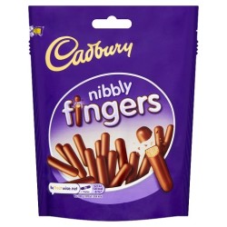 CADBURY Nibbly Chocolate Mini Fingers Biscuits 125g