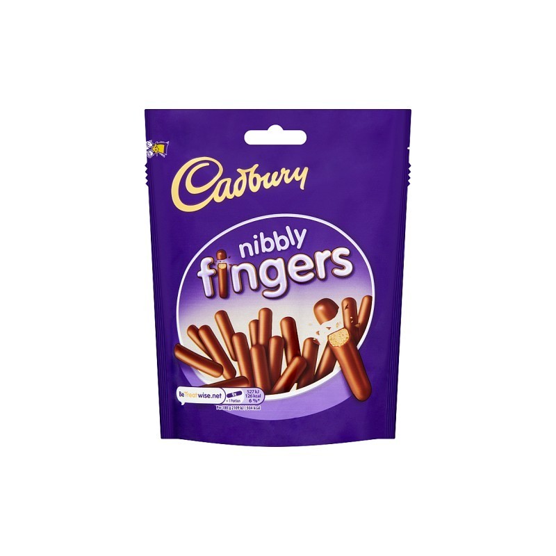 CADBURY Nibbly Chocolate Mini Fingers Biscuits 125g