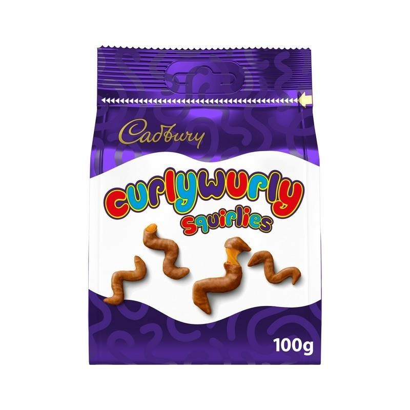 Cadbury Curly Wurly Squirlies Bag 100gr