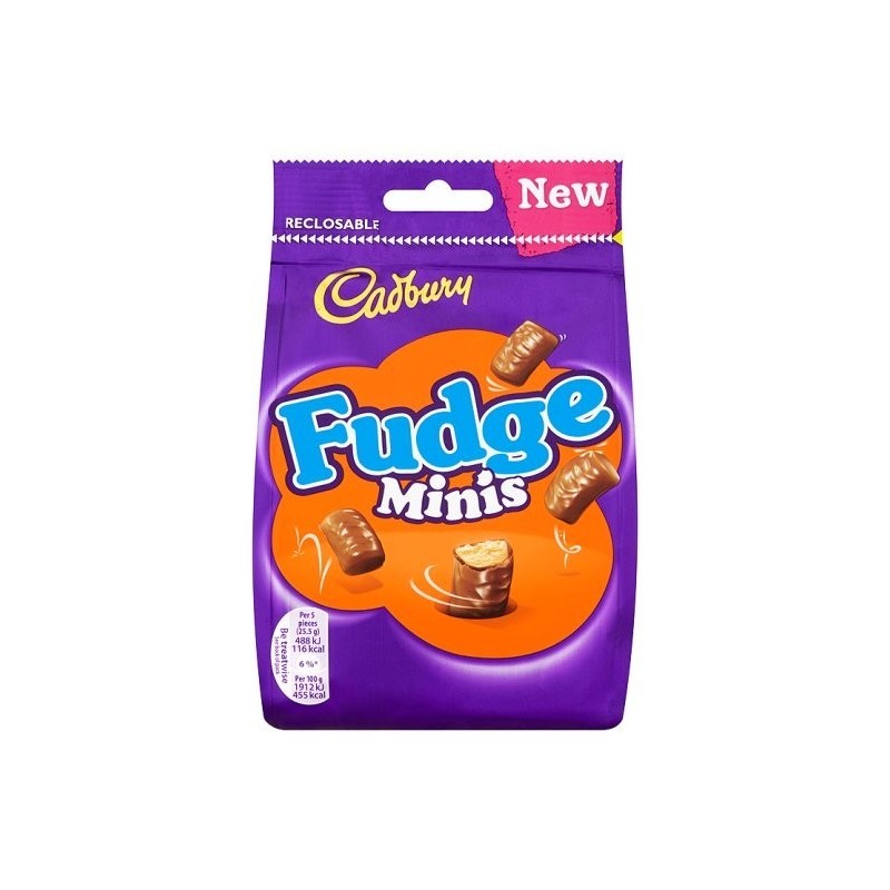 Cadbury Fudge Minis Bag 100gr