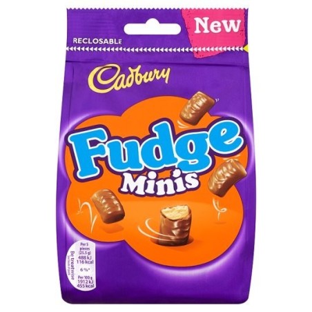 Cadbury Fudge Minis Bag 100gr