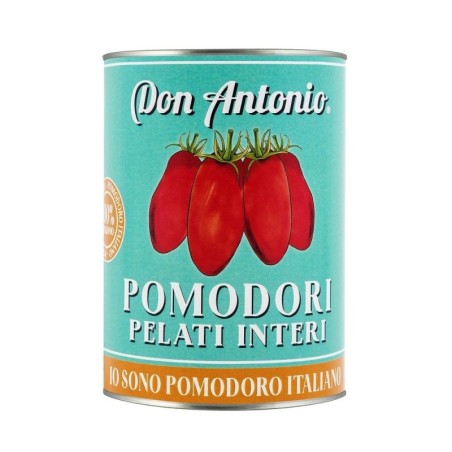 DON ANTONIO Καθαρισμένες ολόκληρες τομάτες κονσέρβα 400gr