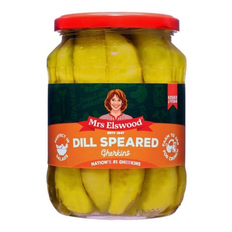 Mrs Elswood αγγουράκια τουρσί με άνιθο 670gr