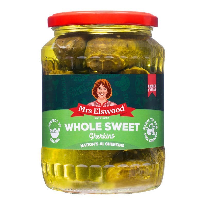 Mrs Elswood αγγουράκια τουρσί ολόκληρα  670gr