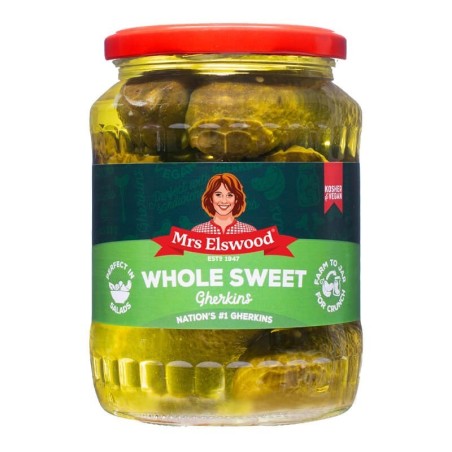 Mrs Elswood αγγουράκια τουρσί ολόκληρα  670gr