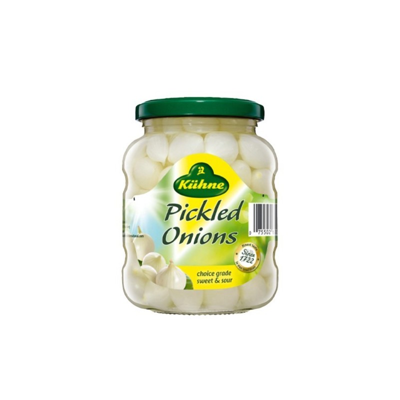 Kuhne Silverskin onions 190gr