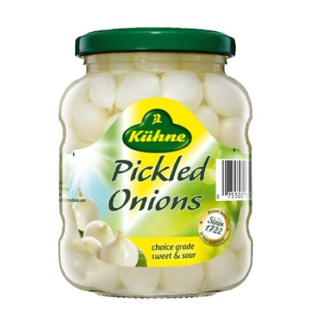 Kuhne Silverskin onions 190gr