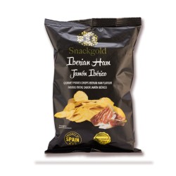 SNACKGOLD Τσίπς με γεύση Jamon Iberico 125 gr.