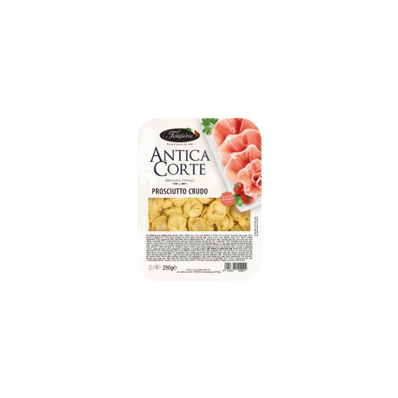 Antica Corte TEMPORIN Tortellini with Prosciutto Crudo 250gr