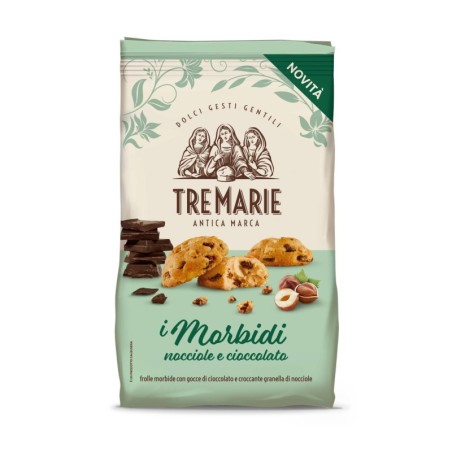 Tre Marie Soft cookies με σοκολάτα και κομμάτια  φουντουκιού  300gr