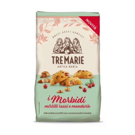 Tre Marie Soft cookies με κράνμπερυ και αμύγδαλα 300gr