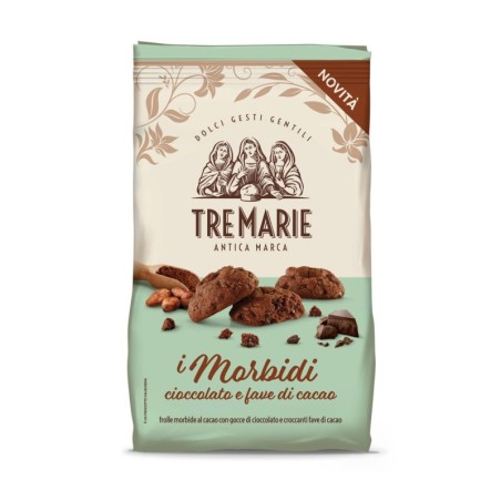 Tre Marie Soft cookies με κόκκους κακάο και κομμάτια σοκολάτας 300gr