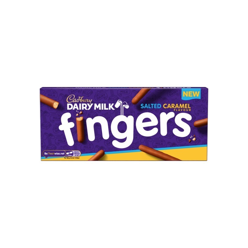 CADBURY Salted Caramel Fingers 114g