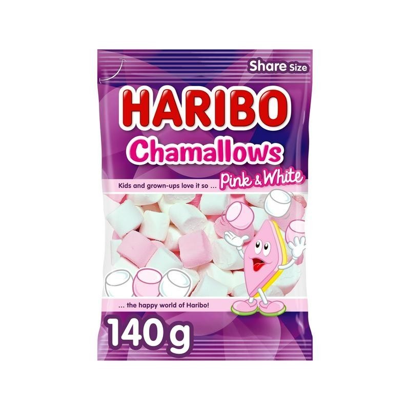 HARIBO Chamallows Pink & White 140gr