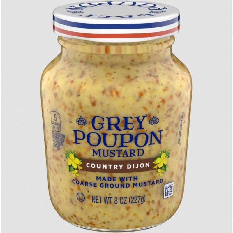 Grey Poupon Dijon Wholegrain Mustard 210gr
