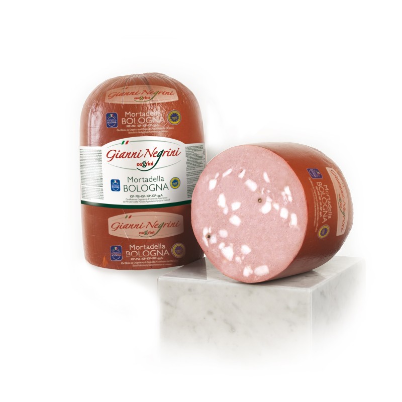 NEGRINI Mortadella Bologna IGP Rossa Half 3 kg